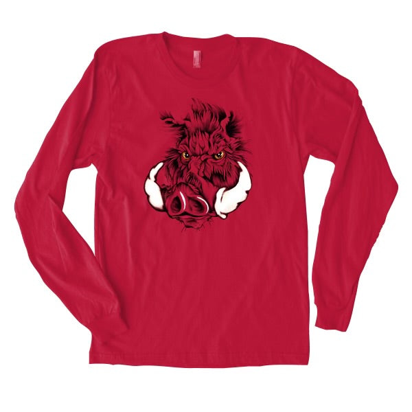 Red Boar Long Sleeve T-Shirt