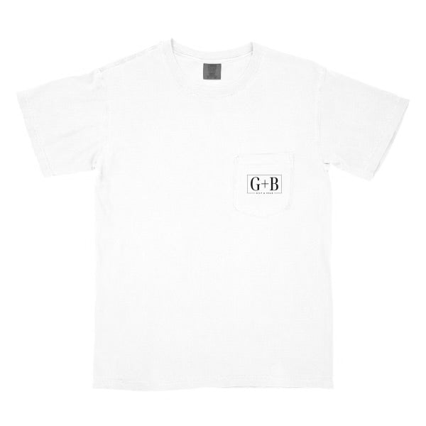 White Boar Short Sleeve Pocket T-Shirt