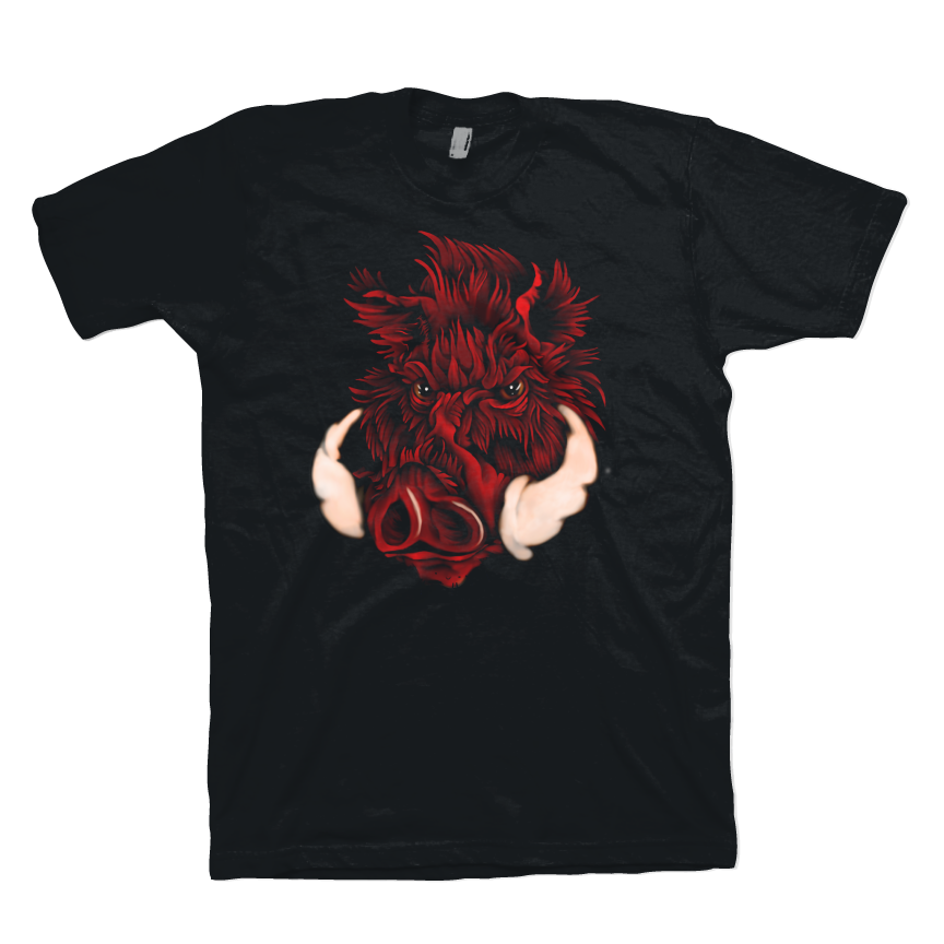 Black Boar Short Sleeve T-Shirt